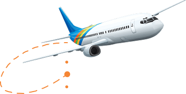 imagen de avion decorativo